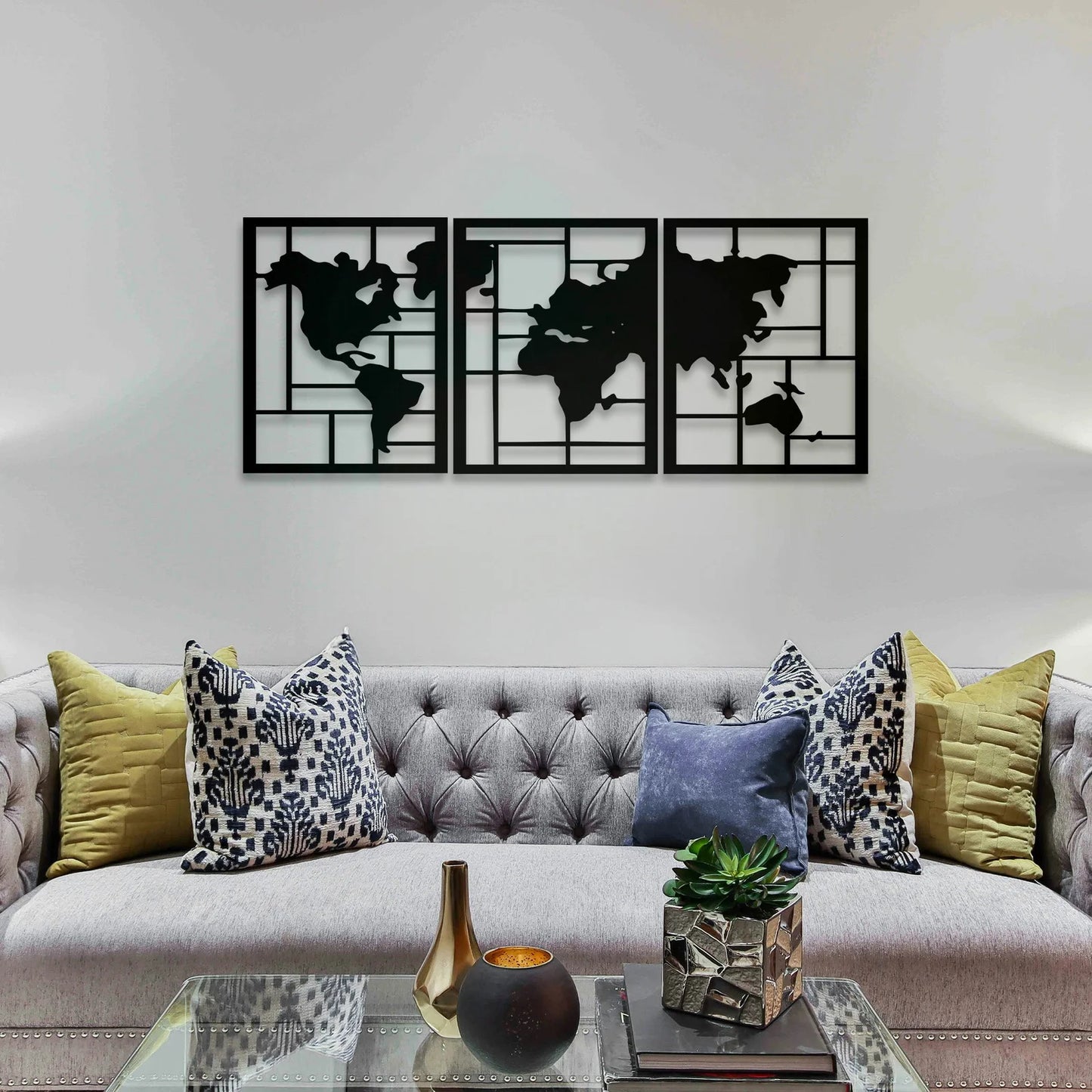 frames of world map